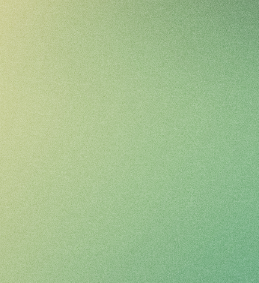 A textured gradient background fades from a soft yellow in the top left to a muted green in the bottom right. The surface has a subtle grainy effect, giving it a natural and soothing appearance.
