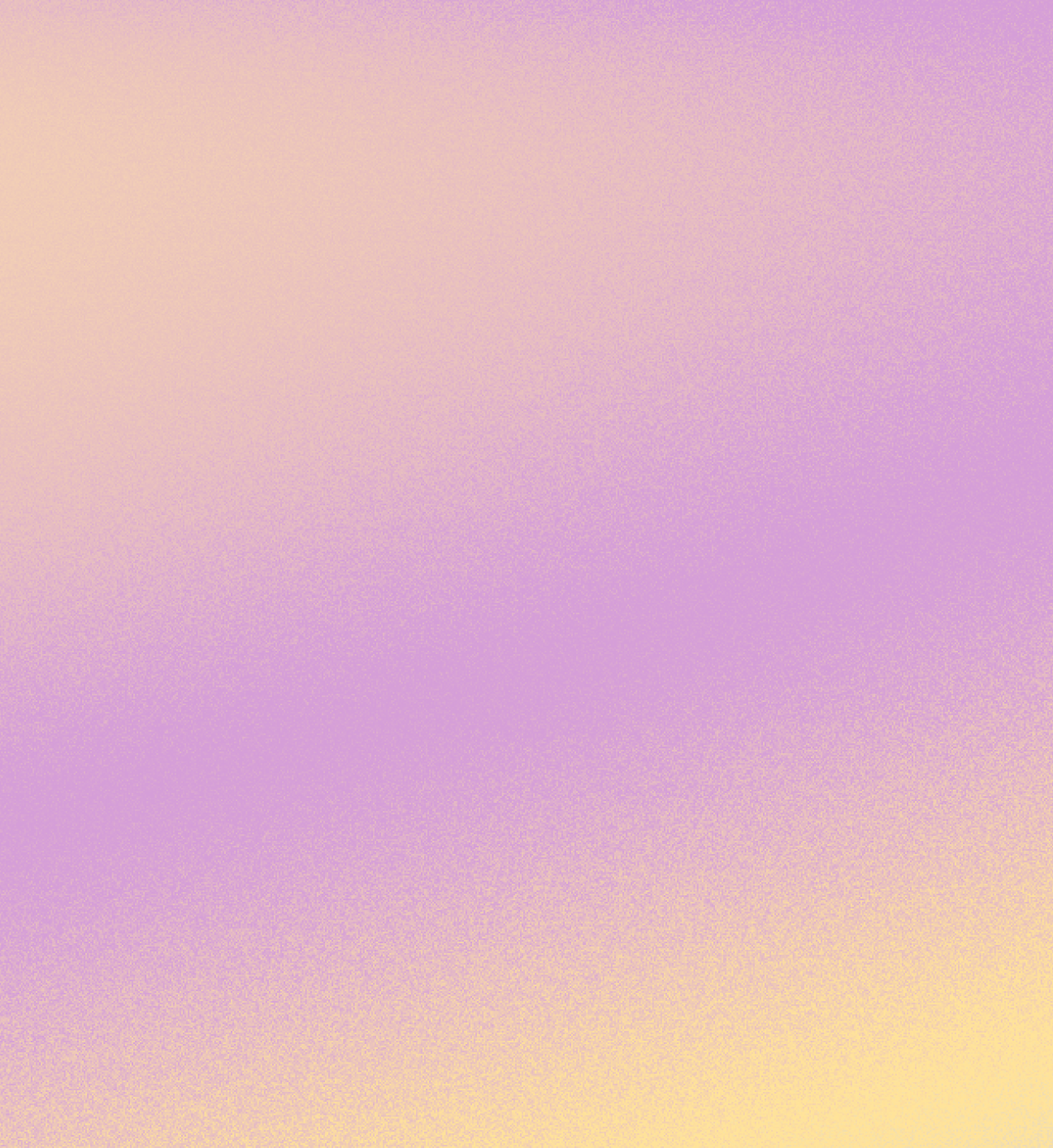 A gradient background blending soft purple and light yellow hues creates a smooth and calming transition from top left (purple) to bottom right (yellow). The texture has a subtle, grainy effect, adding depth to the image.